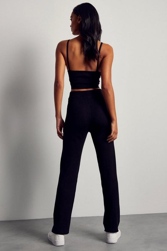 MissPap Knitted Wide Leg Trouser & Bralet Co-ord 3