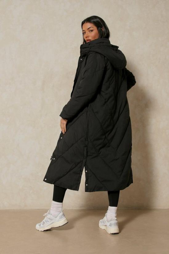 MissPap Quilted Longline Puffer Coat 3
