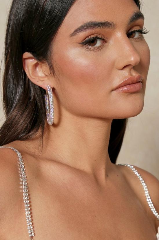 MissPap Diamante Hoop Earrings 1