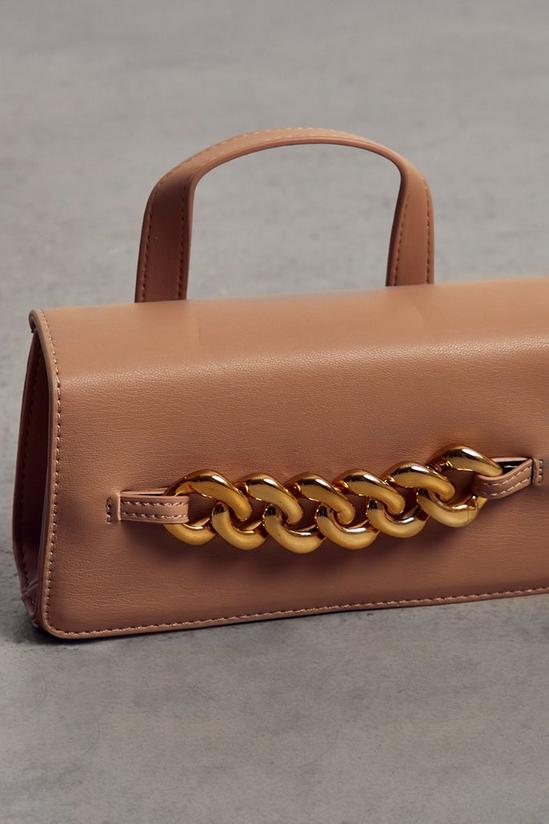 MissPap Leather Look Chunky Chain Grab Bag 2