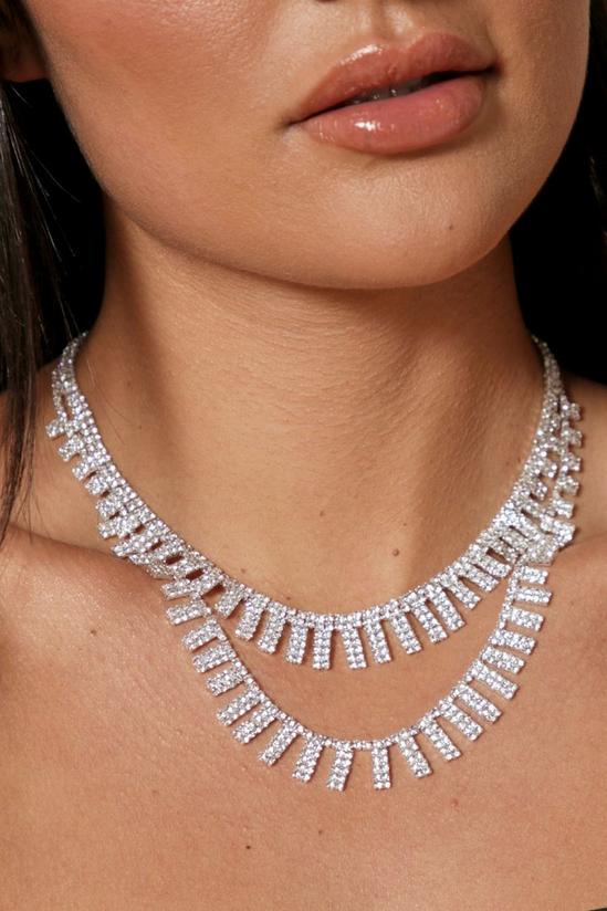 MissPap Double Layered Diamante Necklace 2