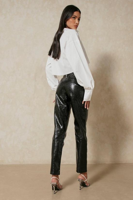 MissPap Snake Leather Look Trouser 3