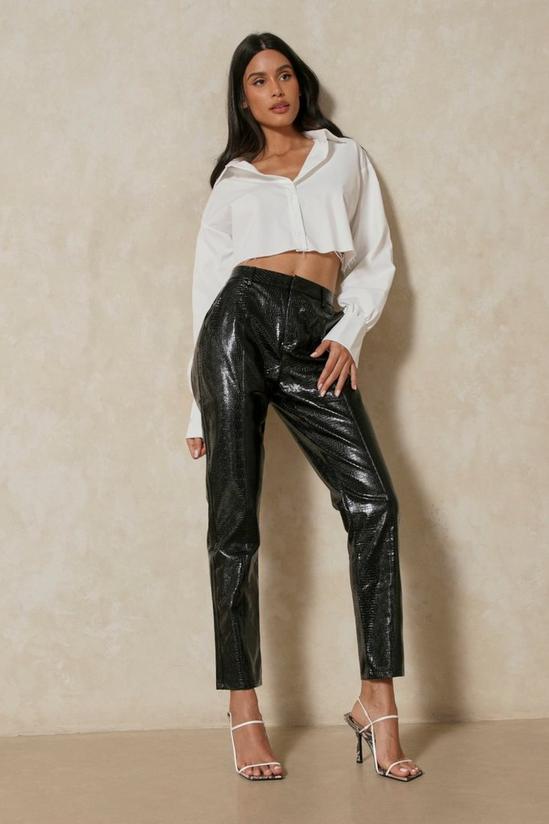MissPap Snake Leather Look Trouser 4