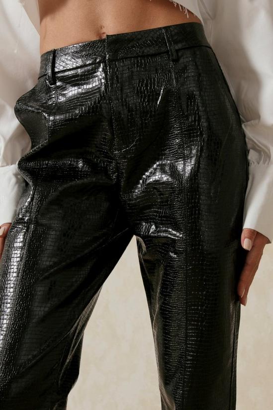 MissPap Snake Leather Look Trouser 5
