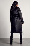 MissPap Longline Padded Belted Coat thumbnail 3