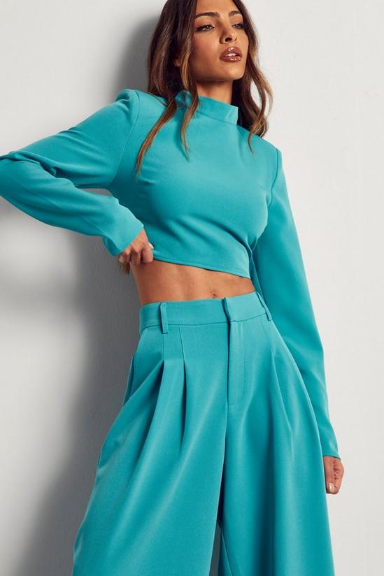 MissPap High Neck Cropped Top 1