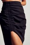 MissPap Ruched Side Midi Skirt thumbnail 2