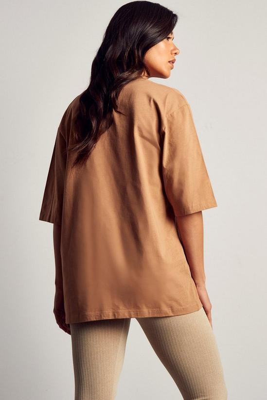 MissPap Minimal Oversized Embroidered T-shirt 3