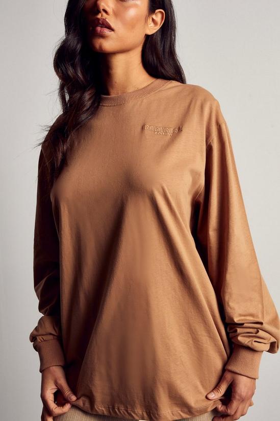 MissPap Minimal Embroidered Long Sleeve T Shirt 5