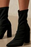 MissPap Stretch Heeled Ankle Boots thumbnail 2