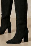 MissPap Faux Suede Western Knee High Boots thumbnail 2