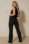MissPap Roll Neck Brushed Rib Top & Trouser Co-ord thumbnail 3
