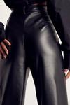 MissPap Leather Look High Waist Straight Leg Trouser thumbnail 5