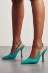 MissPap Pointed Sling Back High Heels thumbnail 1