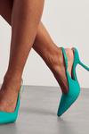 MissPap Pointed Sling Back High Heels thumbnail 2
