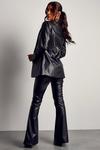 MissPap Leather Look Flared Leg Trouser thumbnail 3