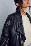 MissPap Premium Leather Look Double Breasted Jacket thumbnail 2