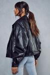 MissPap Premium Leather Look Double Breasted Jacket thumbnail 3
