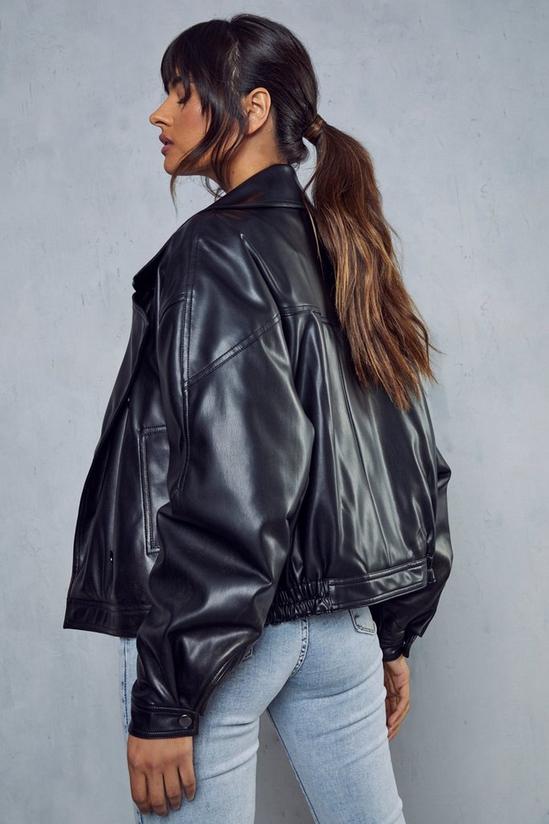 MissPap Premium Leather Look Double Breasted Jacket 3