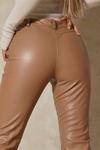 MissPap Leather Look Flare Trouser thumbnail 5