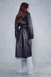 MissPap Premium Leather Look Trench Coat thumbnail 3