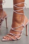 MissPap Faux Suede Strappy Heels thumbnail 2