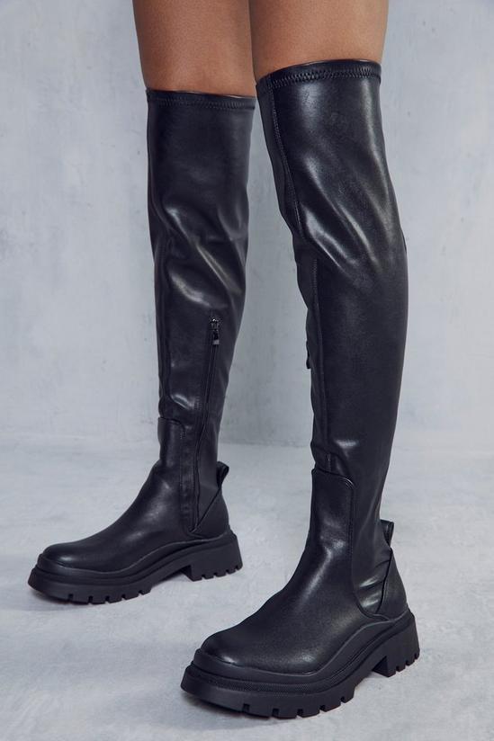 MissPap Over The Knee Chunky Boots 1