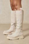 MissPap Chunky Knee High Wellie Boots thumbnail 3
