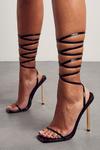 MissPap Lace Up Super Strappy Heels thumbnail 1
