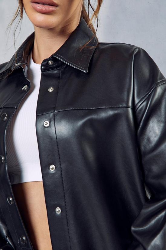 MissPap Premium Leather Look Oversized Shacket 6