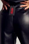MissPap Premium Leather Look Wide Leg Trousers thumbnail 5