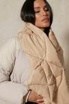 MissPap Puffer Quilted Oversized Scarf thumbnail 1
