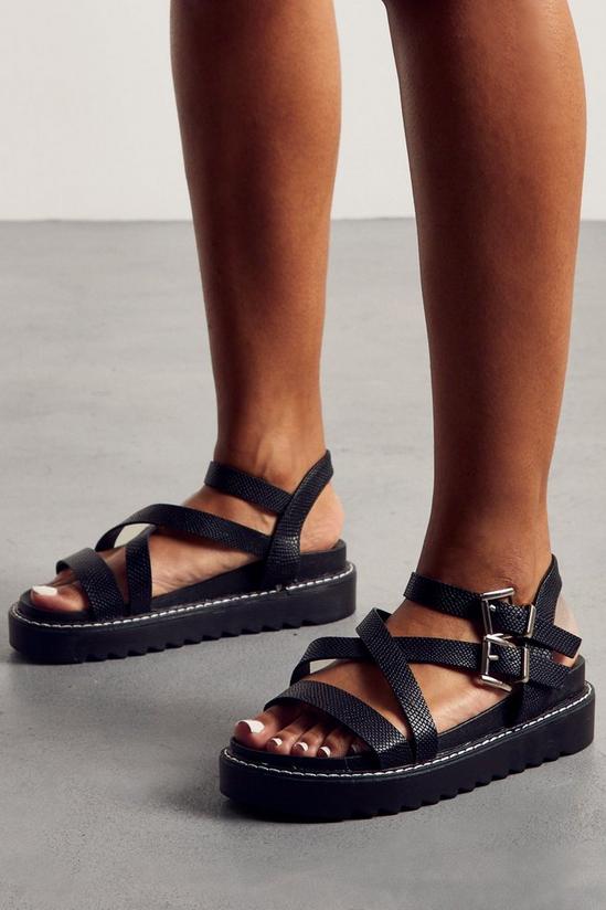 MissPap Chunky Buckle Detail Sandals 3