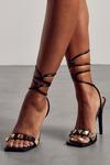 MissPap Studded Barely There Heels thumbnail 1