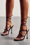 MissPap Beaded Strappy High Heels thumbnail 1
