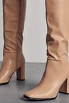 MissPap Pointed Knee High Heeled Boots thumbnail 2