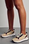 MissPap Suede Panelled Lace Up Trainers thumbnail 3