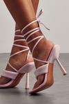 MissPap Padded Toe Post Strappy Heels thumbnail 2