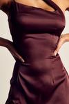 MissPap Satin Curved Strap Mini Dress thumbnail 2