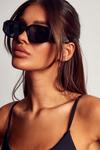 MissPap Rectangle Thick Frame Sunglasses thumbnail 1