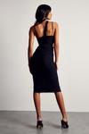 MissPap Premium Mesh Asymmetric Strap Midi Dress thumbnail 3