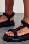 MissPap Satin Ruched Platform Sandals thumbnail 2