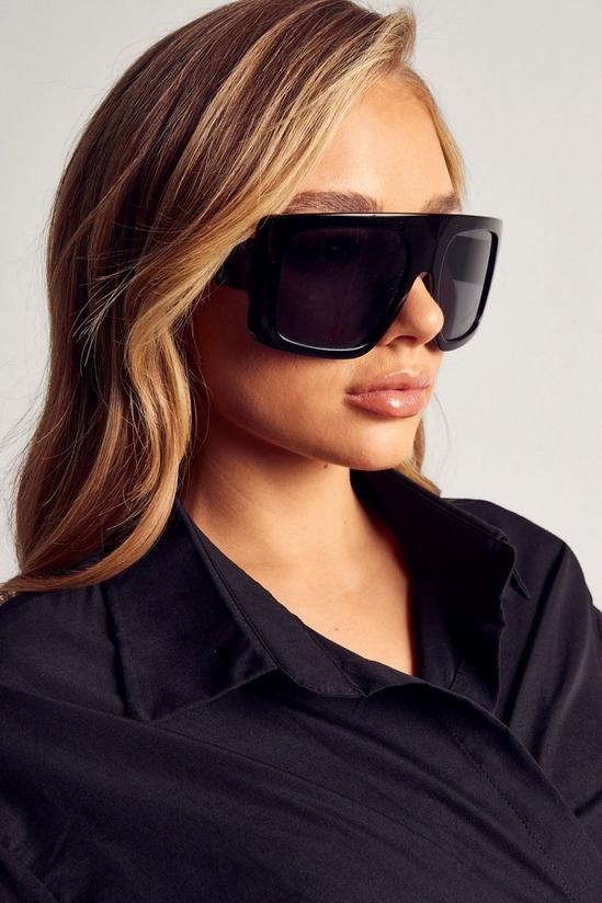 MissPap Extreme Oversized Flat Top Sunglasses 1