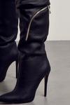 MissPap Over The Knee Pocket Detail Boots thumbnail 2