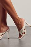 MissPap Strappy Knot Front Heeled Mules thumbnail 2