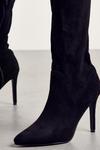 MissPap Over The Knee Faux Suede Heeled Boots thumbnail 2