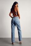 MissPap Washed Marble Print Wide Leg Jeans thumbnail 3
