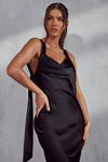 MissPap Morgan Premium Cowl Draped Maxi Dress thumbnail 5
