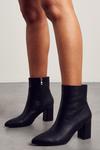 MissPap Pointed Block Heel Ankle Boot thumbnail 3