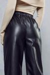 MissPap Leather Look Straight Leg Jogger Trousers thumbnail 5